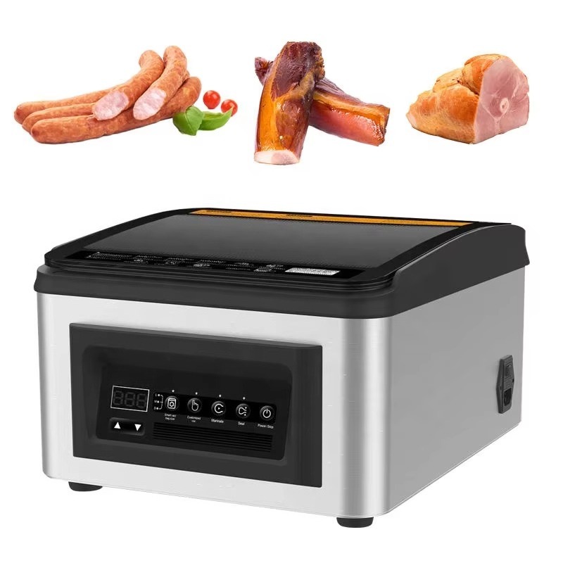 Food Vacuum Sealer Machine - 卓上電気真空シーラーマシン 110V 220V 家庭用キッチン小規模ビジネス用 乾湿食品保存袋シーリング