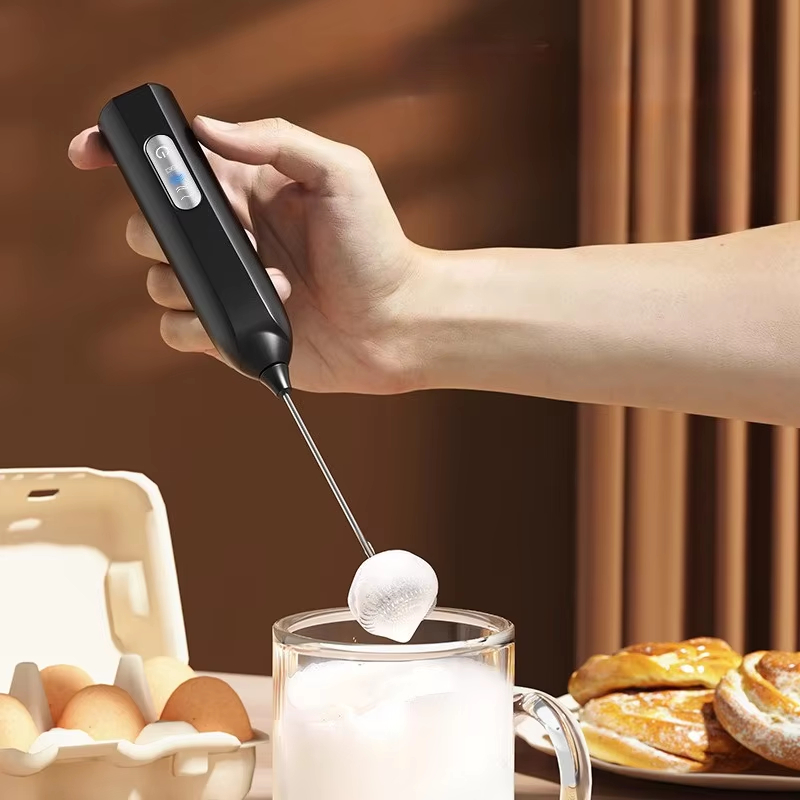 電動ミルクフォーマー、USB充電式、泡立て器、3段階速度調整 - Portable Blender Usb Rechargeable のレビューと価格